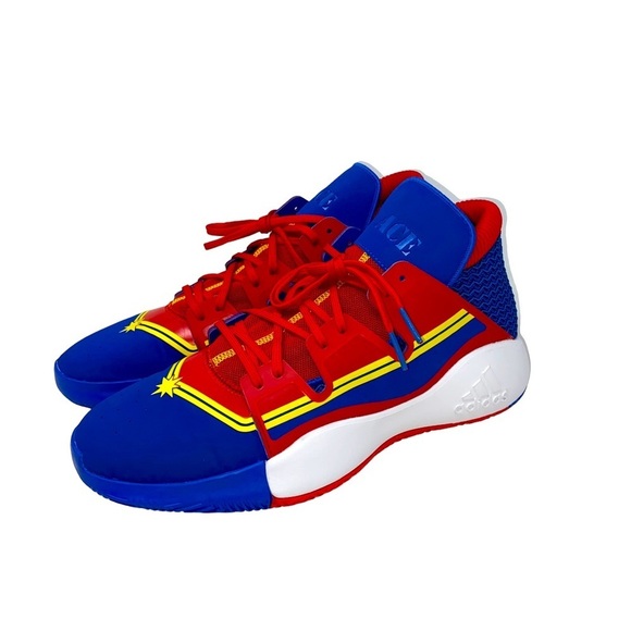 Adidas Pro Vision | Captain Marvel | High Top Baseball Shoes | By Candace Parker